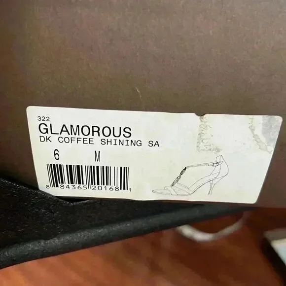 Linea Paolo GLAMOROUS dark coffee shining heels - Picture 4 of 5